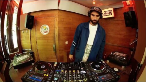 M.O.S on Kiosk Radio, denim and cap
